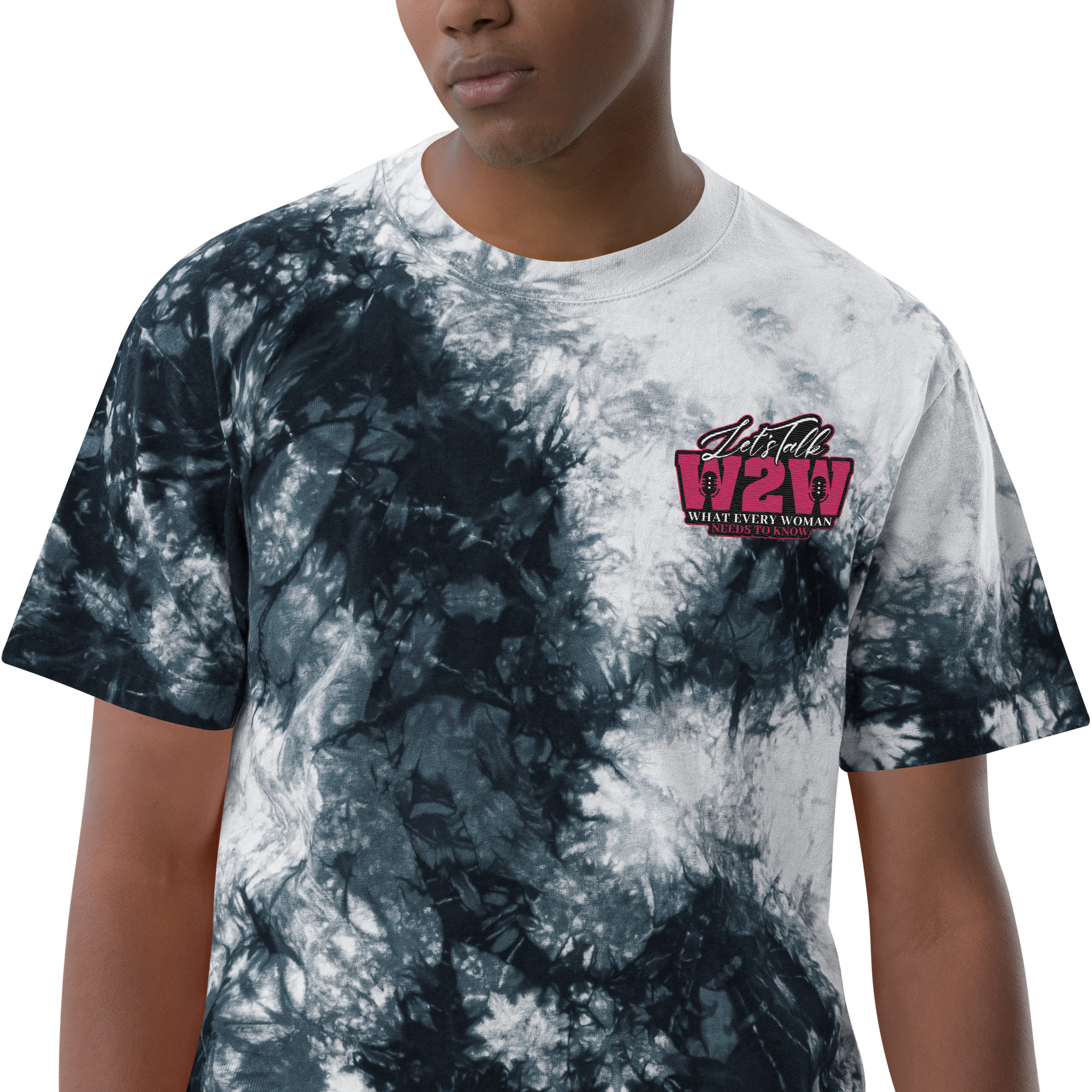 Oversized tie-dye t-shirt - Image 2