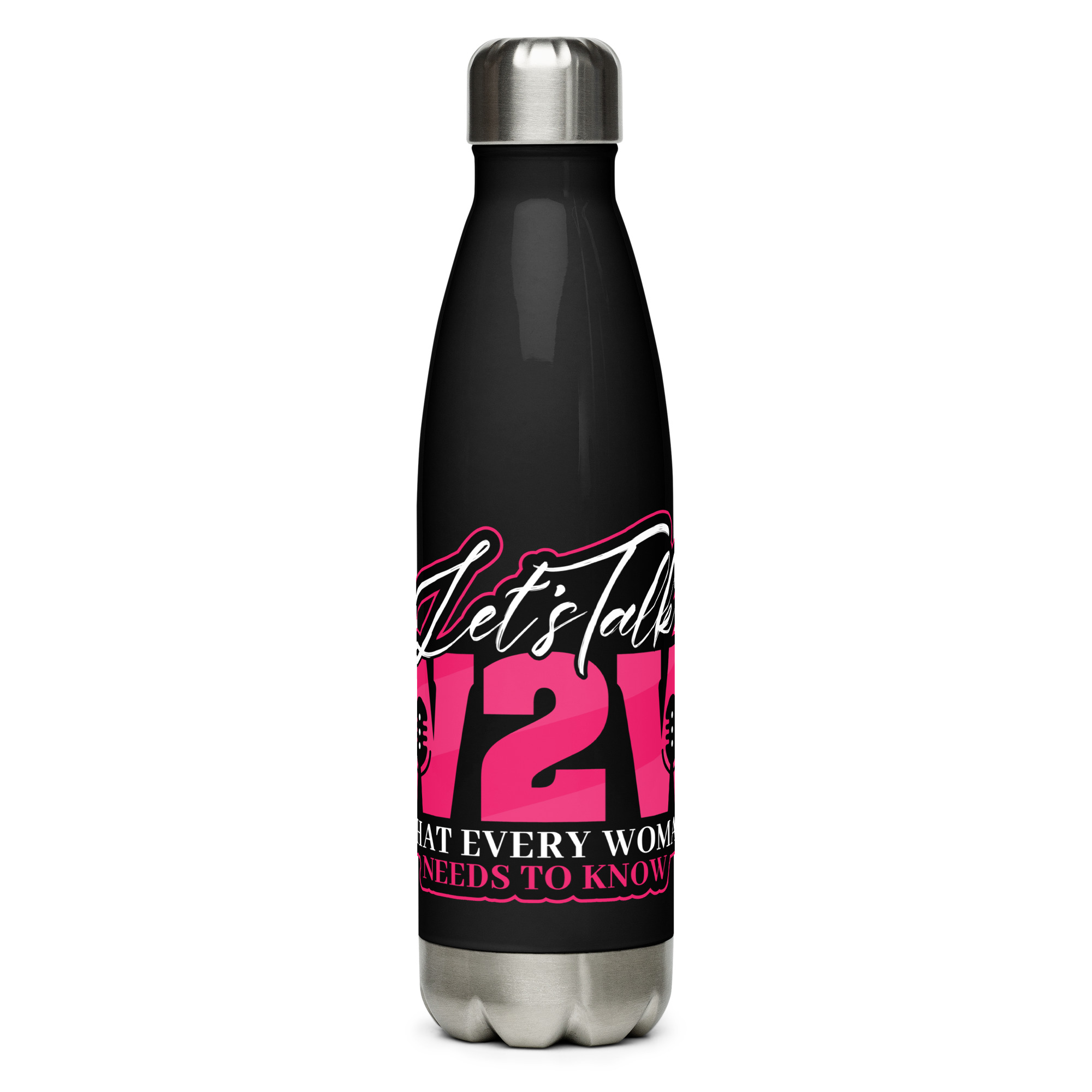 Stainless steel water bottle